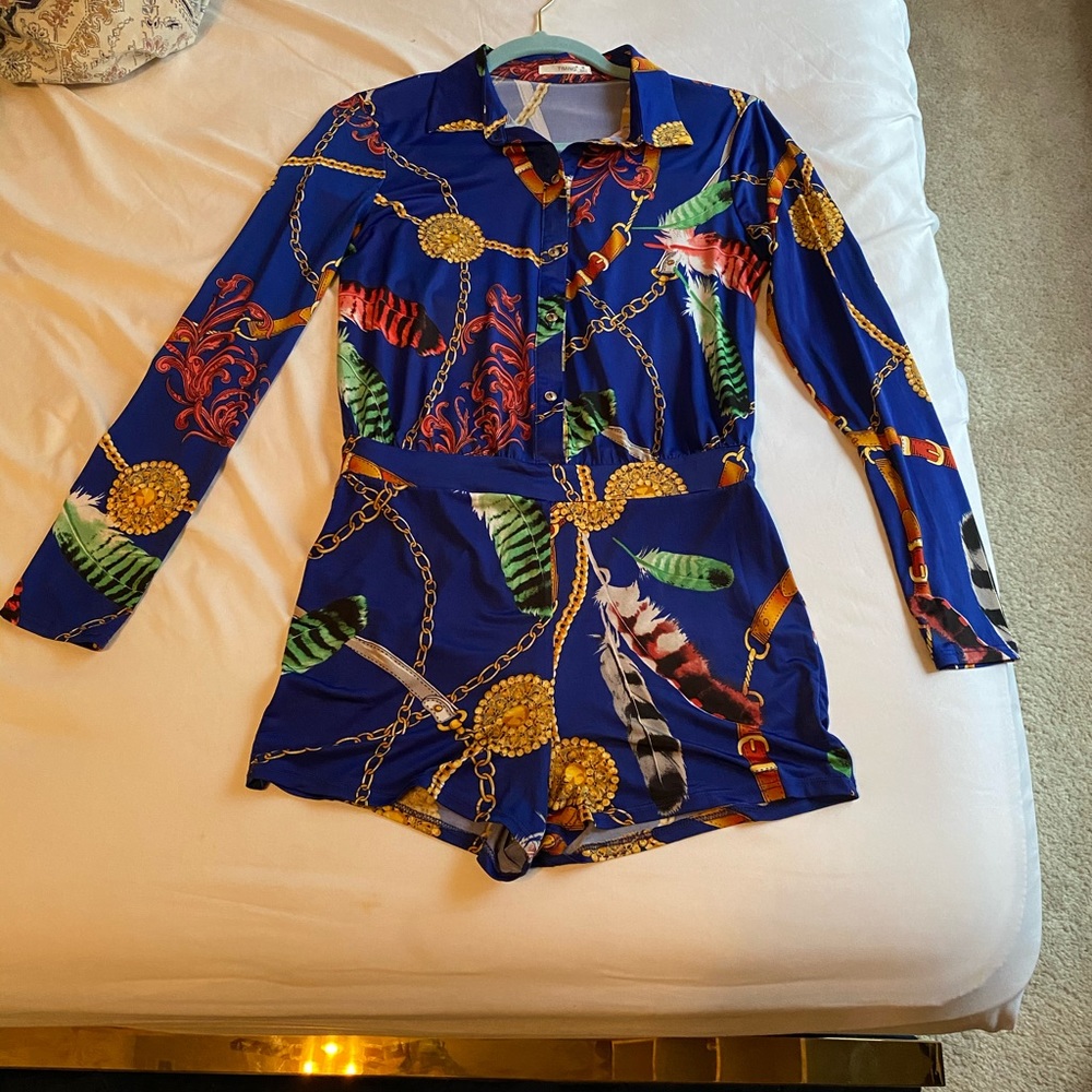 Printed Romper - image 2